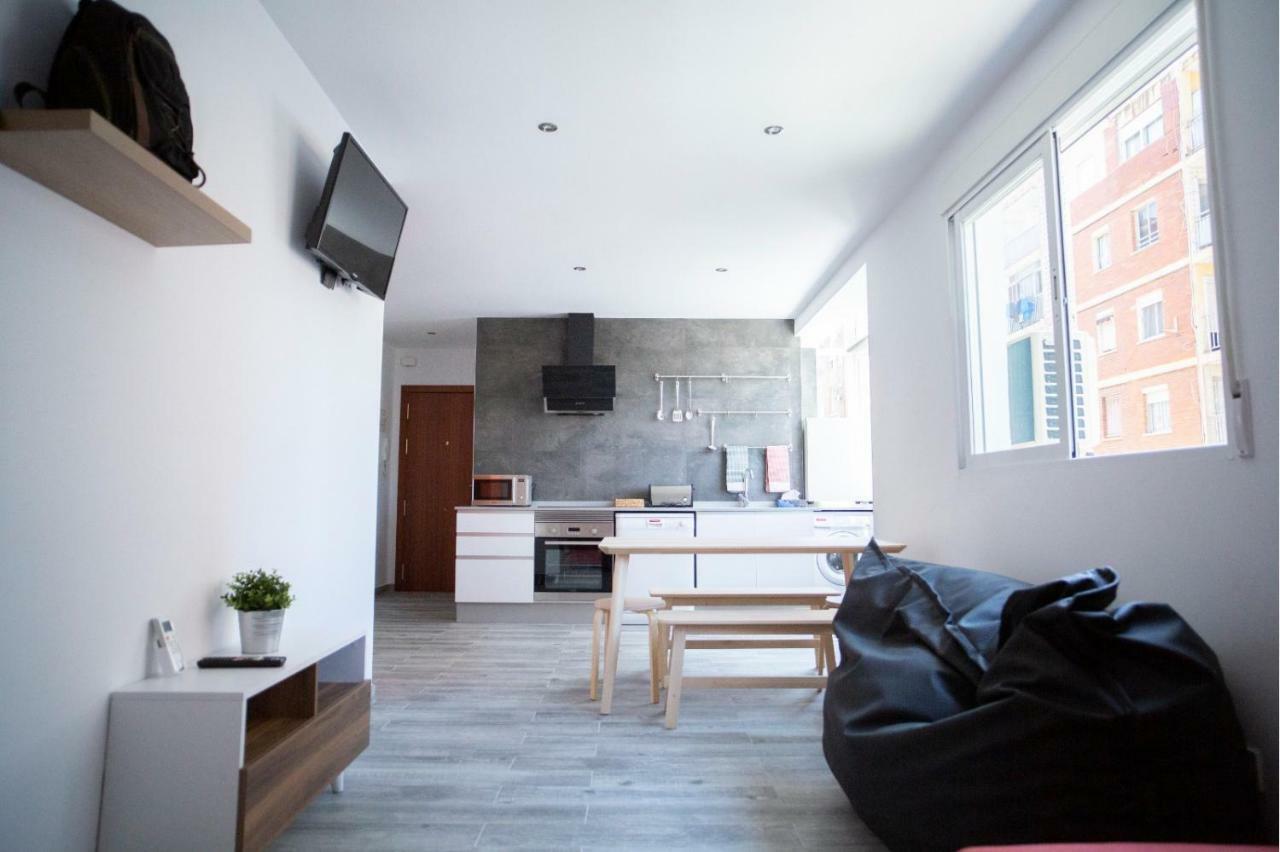 Апартаменты Piso De Diseno A 5 Min Andando De La Playa Валенсия Экстерьер фото
